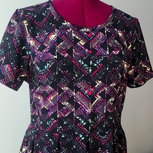 Multi-Patterned LLR Amelia Dress
